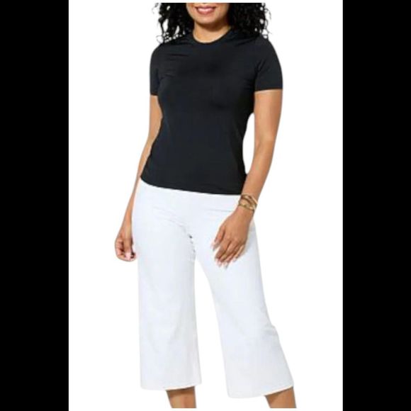 Joy Collection Women's Performance Crew Neck Tee w/Headband Black - Regular - Picture 1 of 1